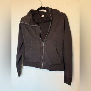 Zyia active Black Zip-Up Hoodie M